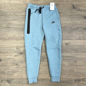 Nike Light Blue Sweatpants with Black Accents